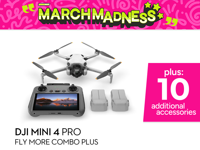 DJI Mini 4 Pro March Madness Combo Plus